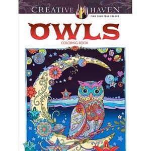 Creative Haven Owls Coloring Book -- Marjorie Sarnat
